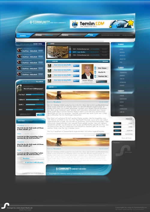 61個藍色主色調網站設計賞析 探索網頁設計的寧靜與深邃之美